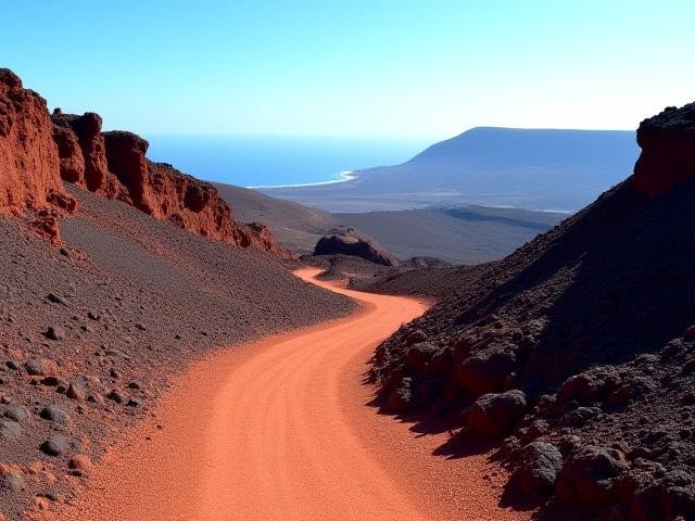 कैनरी द्वीप समूह में एक ज्वालामुखी मार्ग के आसपास समुदाय बनाना